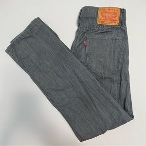 Levi's Men's 514 Straight Leg Grey Denim Jeans 29x30